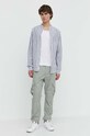 Tommy Jeans pantaloni DM0DM18342 verde SS24