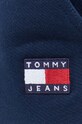 Bavlnené tepláky Tommy Jeans tmavomodrá DM0DM18355