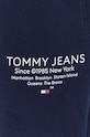 Tommy Jeans pantaloni de trening din bumbac bleumarin DM0DM18357