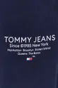 granatowy Tommy Jeans spodnie dresowe bawełniane