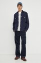 G-Star pantaloni de catifea cord D23634.D405 bleumarin SS24