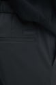 Παντελόνι από μείγμα μαλλιού Calvin Klein K10K109550 μαύρο
