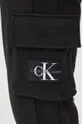 črna Bombažen spodnji del trenirke Calvin Klein Jeans