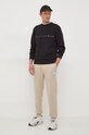 Calvin Klein Jeans spodnie dresowe J30J324685 beżowy SS24