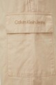 Бавовняні штани Calvin Klein Jeans J30J324692 бежевий