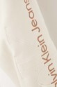 Bavlněné tepláky Calvin Klein Jeans J30J324953 béžová