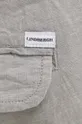 grigio Lindbergh pantaloni in lino