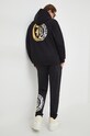 Just Cavalli pantaloni de trening din bumbac 76OAAG24.CF300 negru SS24