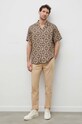 PS Paul Smith pantaloni de bumbac M2R.652X.M21477 bej SS24