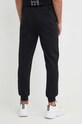 Îmbrăcăminte PLEIN SPORT pantaloni de trening din bumbac SADC.MJT2226.SJO001N negru
