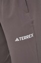 Outdoorové kalhoty adidas TERREX Liteflex šedá IQ3511