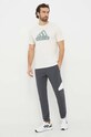 Спортен панталон adidas IR9177 зелен SS24