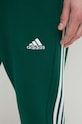Bavlnené tepláky adidas zelená IS1392