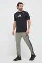 adidas Performance spodnie treningowe Training Essentials Base szary