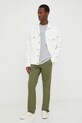 Levi's pantaloni de bumbac A5753 verde AW24