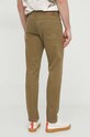Одежда Брюки Pepe Jeans SLIM FIVE POCKETS PANTS PM211640 зелёный