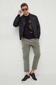 Pepe Jeans spodnie RELAXED MULTI POCKETS PANT PM211682 zielony SS24