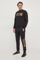 Versace Jeans Couture pantaloni da jogging in cotone nero