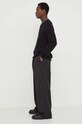 Won Hundred spodnie z domieszką wełny 2708.14221 czarny SS24