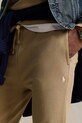 Polo Ralph Lauren pantaloni de trening din bumbac bej 710916699