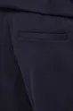 granatowy Armani Exchange spodnie dresowe bawełniane