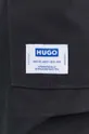 črna Bombažne hlače Hugo Blue