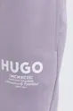 fioletowy Hugo Blue spodnie dresowe bawełniane