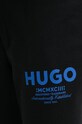 HUGO Blue spodnie dresowe bawełniane Nevez czarny 50510734