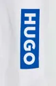 λευκό Βαμβακερό παντελόνι Hugo Blue