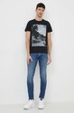 Versace Jeans Couture jeansi 76GAB5D0.CDW97 bleumarin SS24