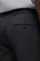 czarny AllSaints spodnie wełniane Mount