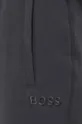 czarny BOSS spodnie dresowe bawełniane