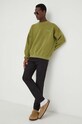 Μάλλινα παντελόνια The Kooples HPAN28045K μαύρο SS24