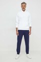 United Colors of Benetton spodnie dresowe bawełniane 3J68UF00K granatowy SS24