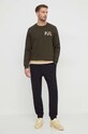 United Colors of Benetton spodnie dresowe bawełniane 3J68UF00K czarny SS24