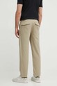 Îmbrăcăminte United Colors of Benetton pantaloni din amestec de in 4UJMUF042 bej