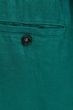 United Colors of Benetton pantaloni in lino verde 4AGHUF00M