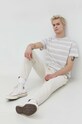 Abercrombie & Fitch pantaloni de trening KI134.4020.150 bej SS24