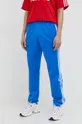 niebieski adidas Originals spodnie dresowe