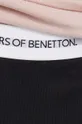 μαύρο Βαμβακερό παντελόνι United Colors of Benetton