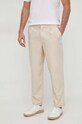 Desigual pantaloni drept bej 24SMPW02
