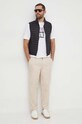 Desigual pantaloni 24SMPW02 bej SS24