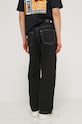 Ρούχα Τζιν παντελόνι DC ADYDP03079 μαύρο