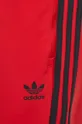 czerwony adidas Originals spodnie dresowe