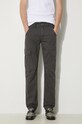 Alpha Industries pamut nadrág Agent Pant szürke 158205