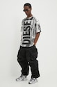 Diesel spodnie P-HUGES-NEW A12880.0NJAX czarny SS24