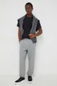 G-Star Raw pantaloni da jogging in cotone grigio