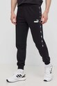 Puma pantaloni de trening 847388 negru SS24