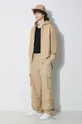 Represent cotton trousers Baggy Cargo Pant beige