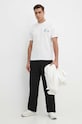 Calvin Klein Jeans spodnie z domieszką lnu J30J325126 czarny SS24